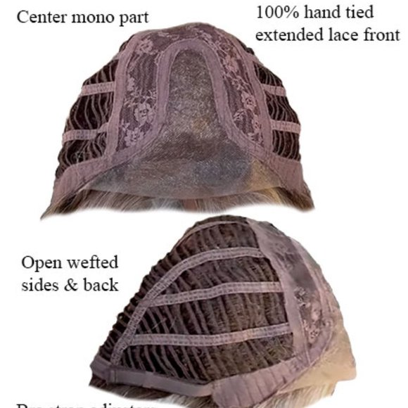 Sage Wig By Rene of Paris, Ginger Brown Shade - Picture 3 of 6